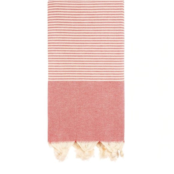 4 Light Red Beach Bath Towels - 100% Turkish Cotton - Citizens of the Beach - Picture 1 of 1